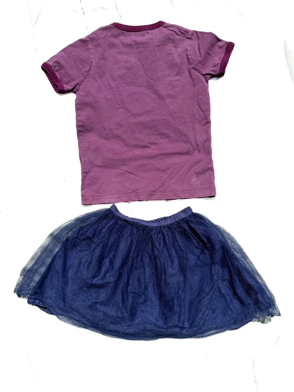 Mini Boden London Icons Set Graphic Tee Tulle Skirt Sz 5 6 Girl 2 piece Outfit